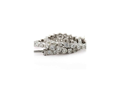 Silver Plated Womens Tennis Bracelet